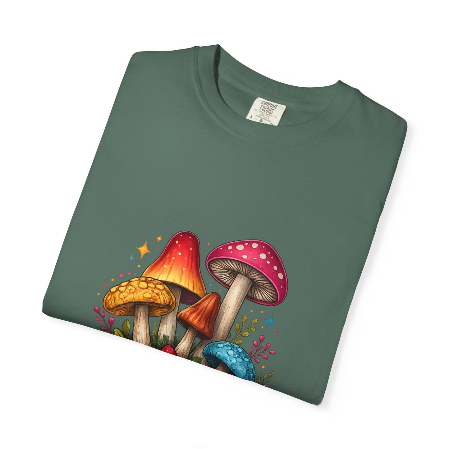 Trippy Mushroom Graphic Tee – Bold Psychedelic Streetwear Shirt