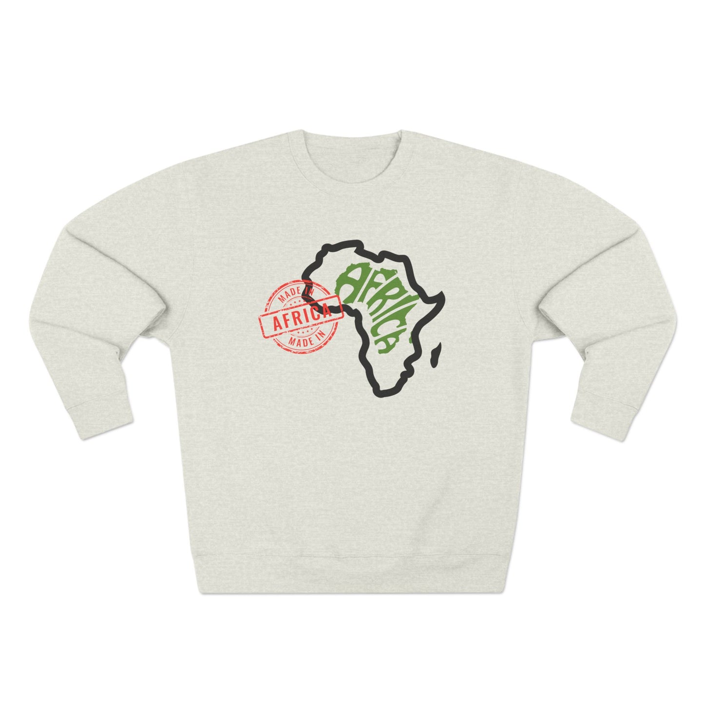 Vintage Africa Travel Graphic Sweatshirt – Cozy Unisex Safari Wanderlust Crewneck