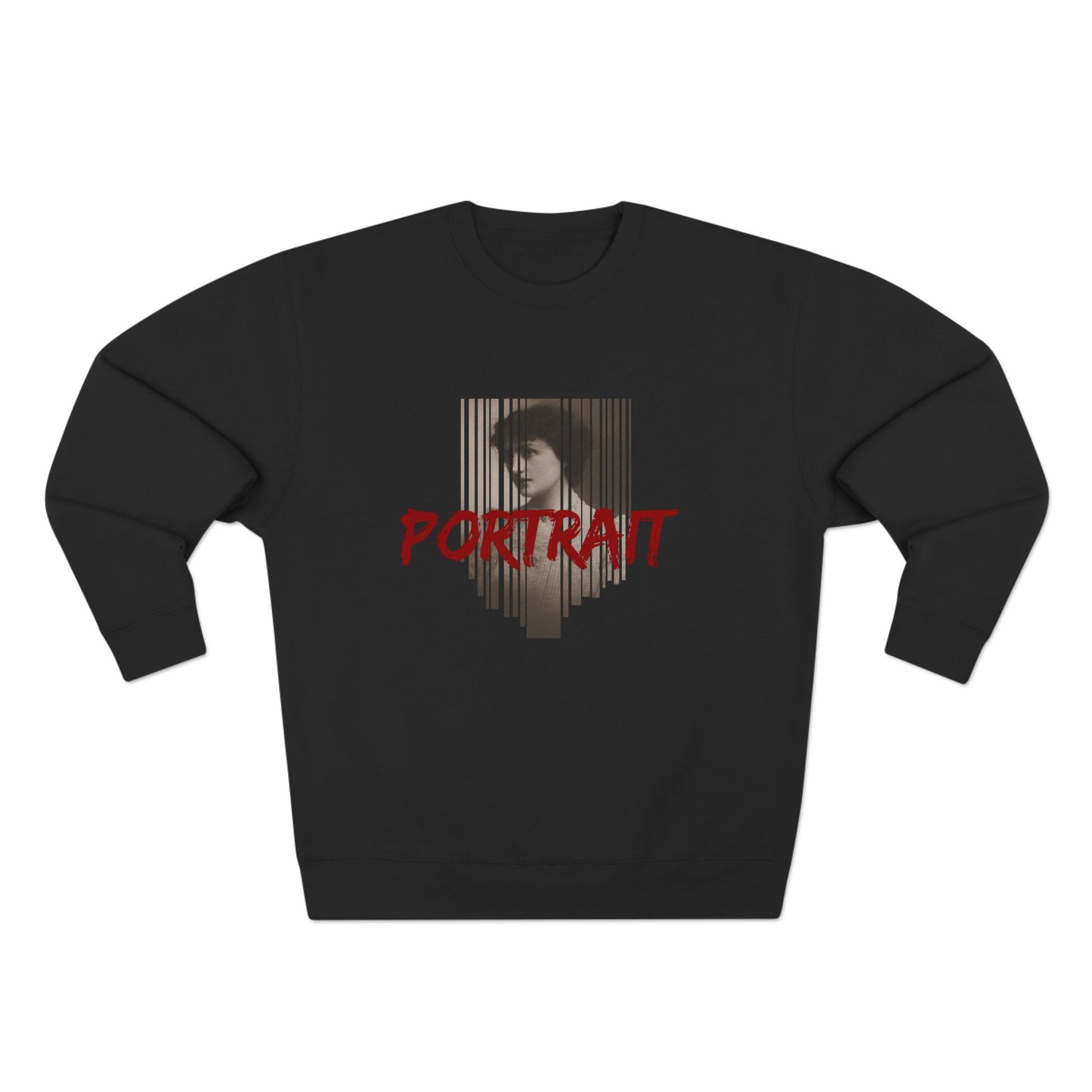 Moody Vintage Portrait Sweatshirt - Dark Academia Aesthetic Graphic Crewneck