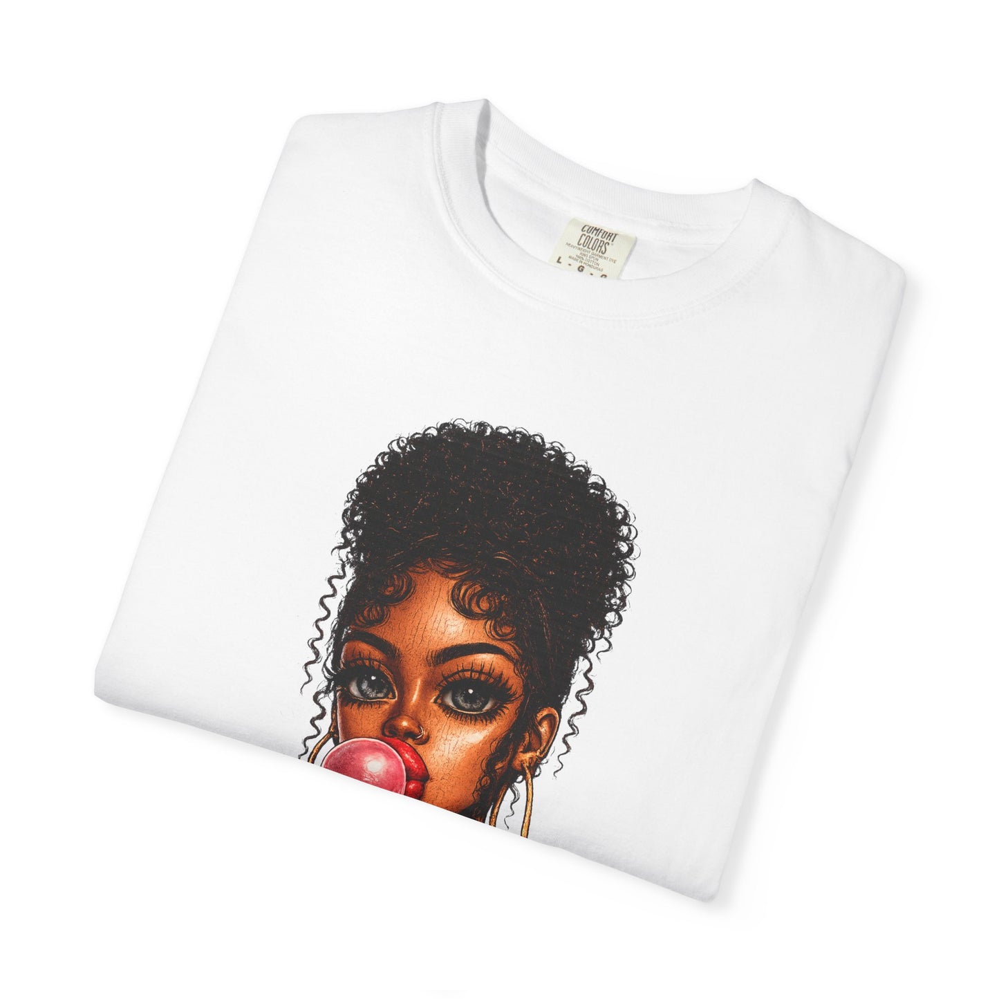 Y2K Bubblegum Babe Graphic Tee – Black Girl Magic Streetwear T-Shirt