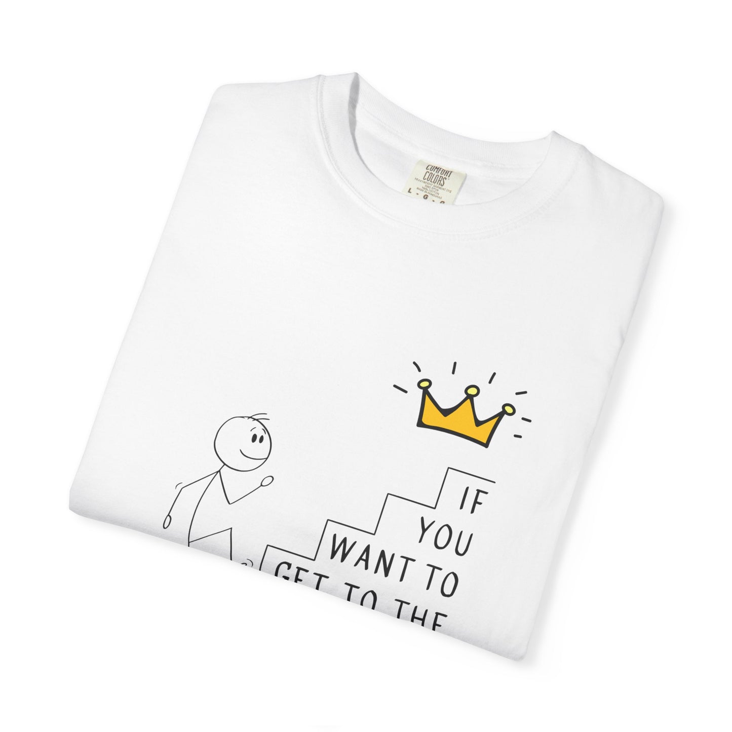 Focus On The Step Graphic Tee – Motivational Mental Health T-Shirt