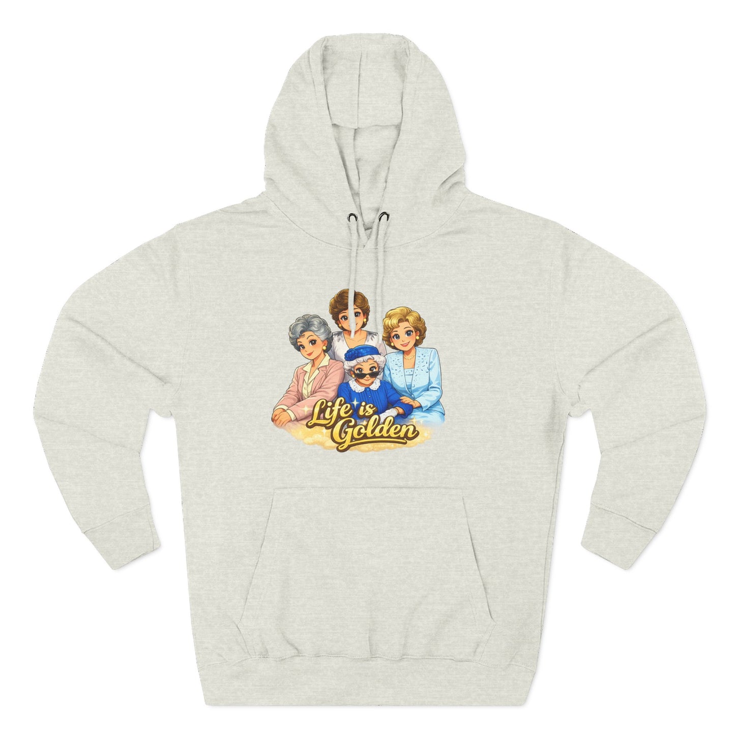 Retro Golden Girls "Life Is Golden" Graphic Hoodie