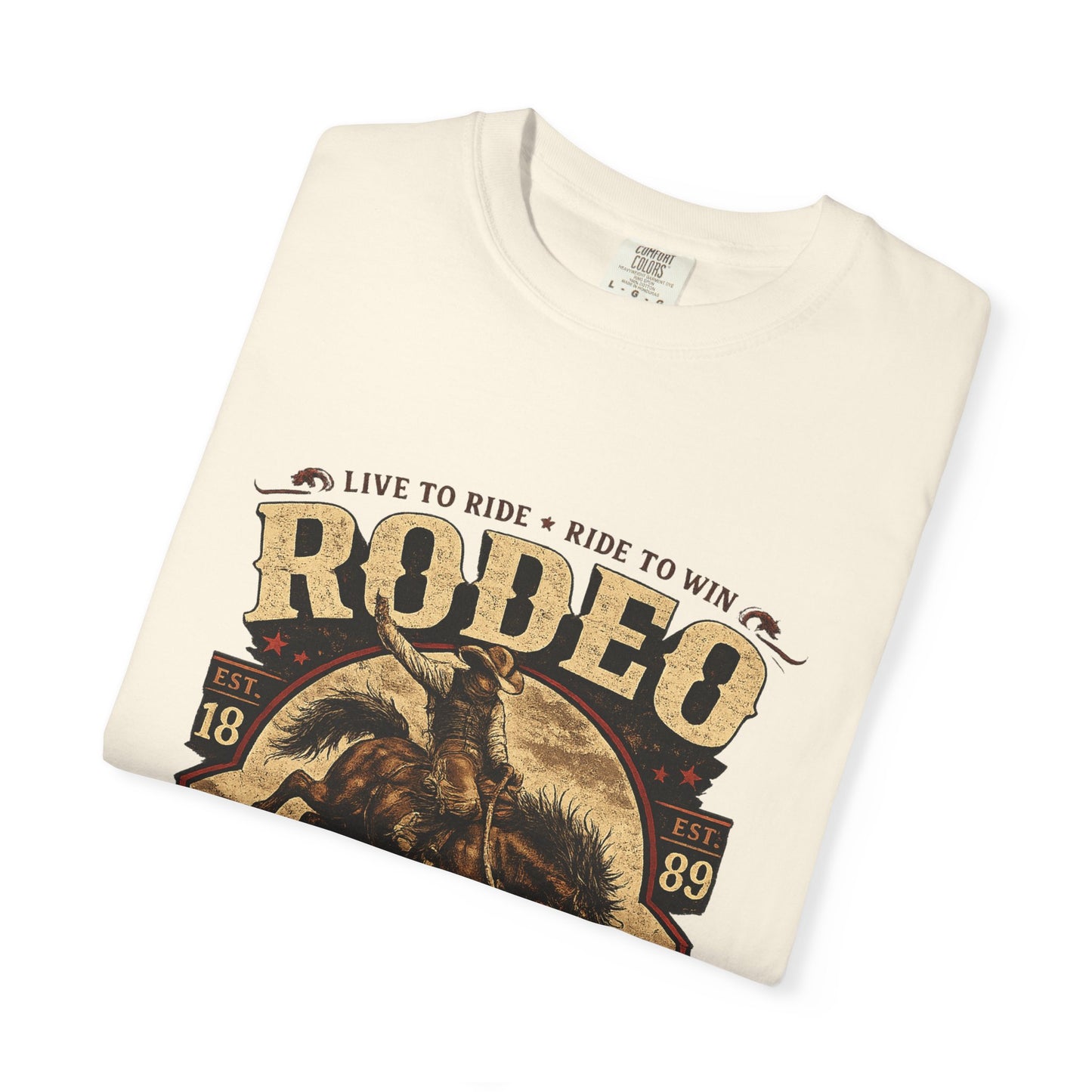 Rodeo Bull Rider Graphic Tee – Western Core Streetwear T-Shirt
