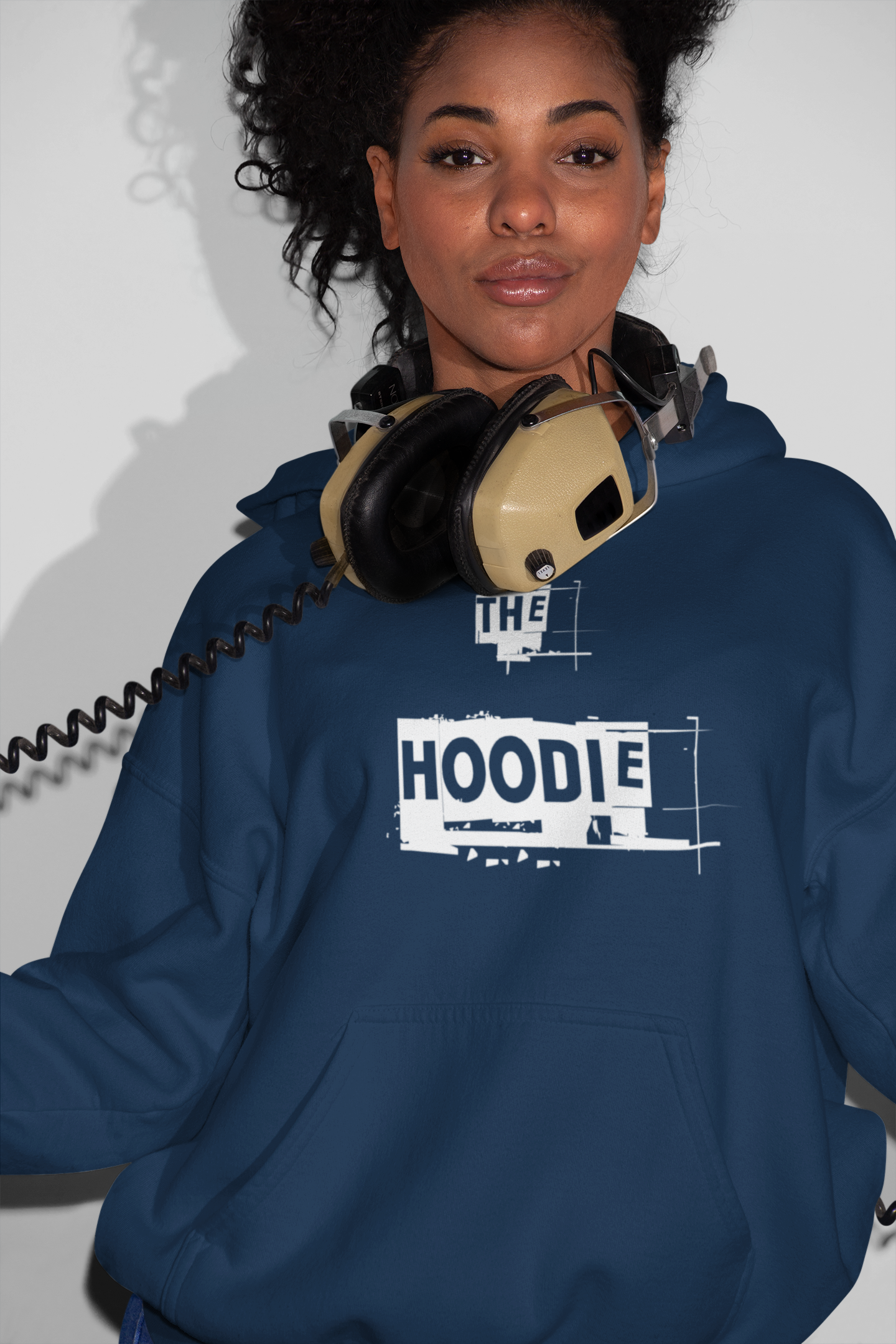 Navy Hood Hoodie