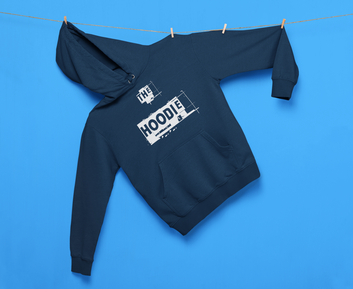 Navy Hood Hoodie