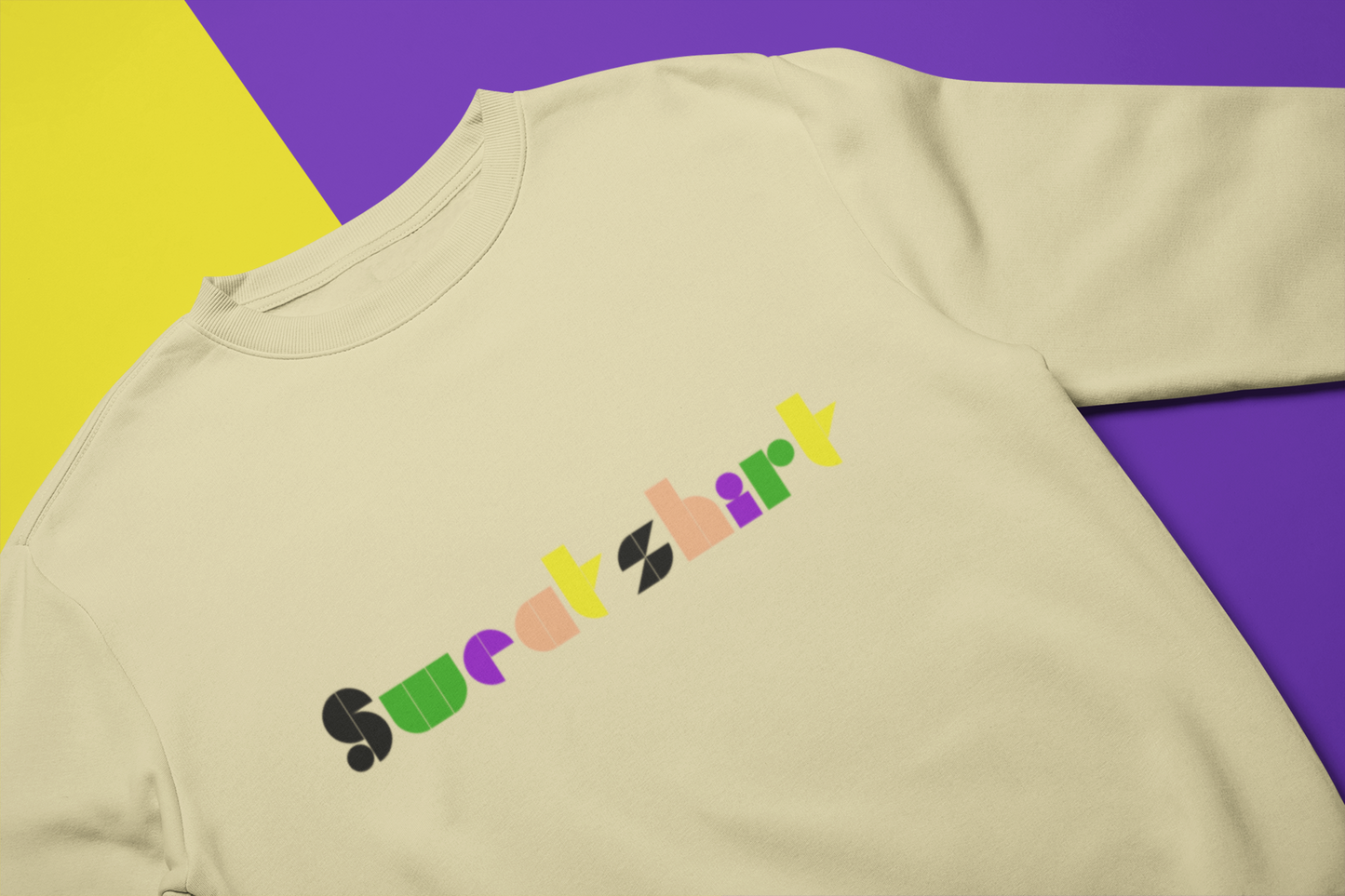 Colorful Letters Sweatshirt