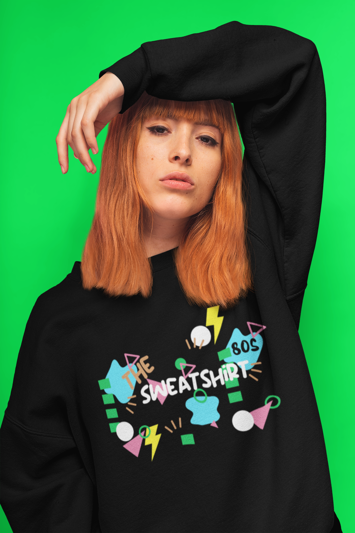 Black 80's Sweatshirt