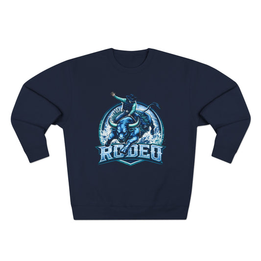 Rodeo Bull Rider Crewneck – Western Core Graphic Sweatshirt