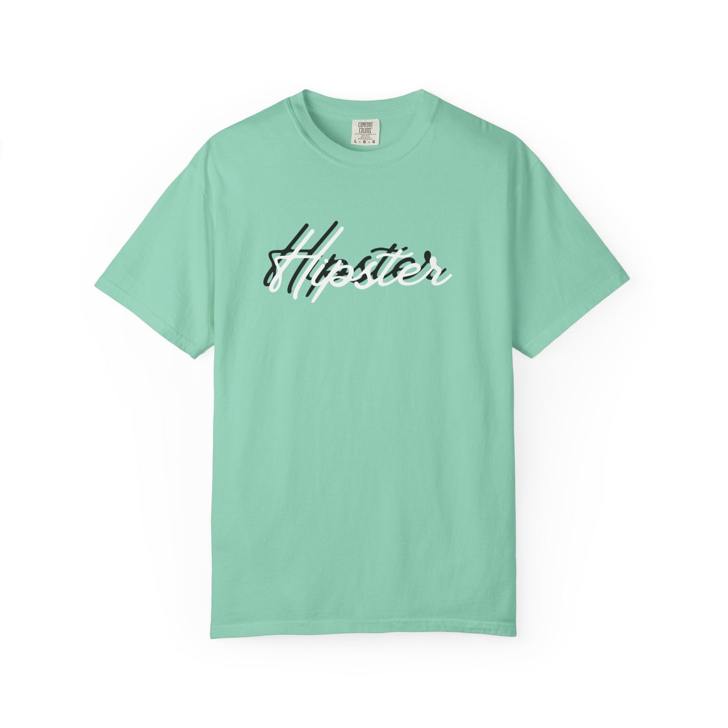 Minimalist Hipster Script Graphic Tee – Casual Indie Aesthetic T-Shirt