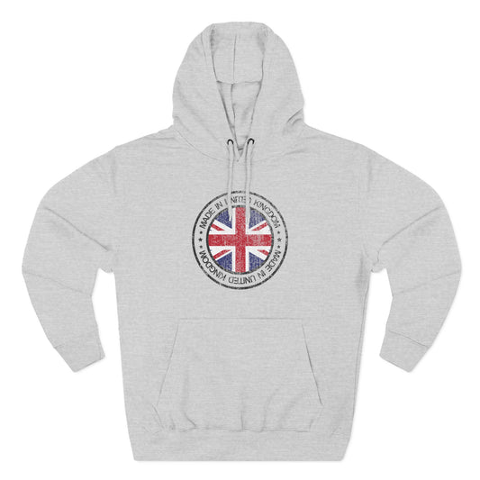 United Kingdom Union Jack Hoodie - Retro UK Travel Pullover