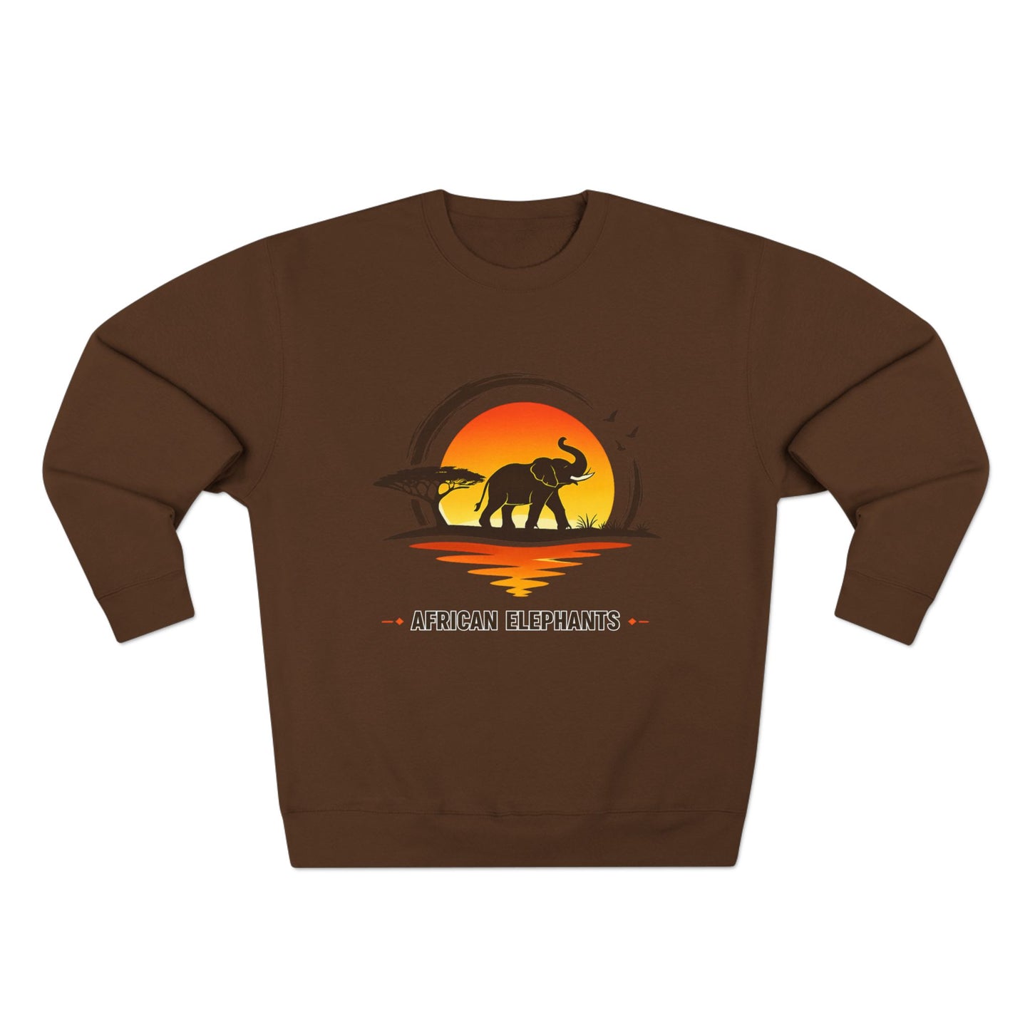 Save The Elephants Graphic Sweatshirt – Cozy Unisex Wildlife Crewneck Pullover