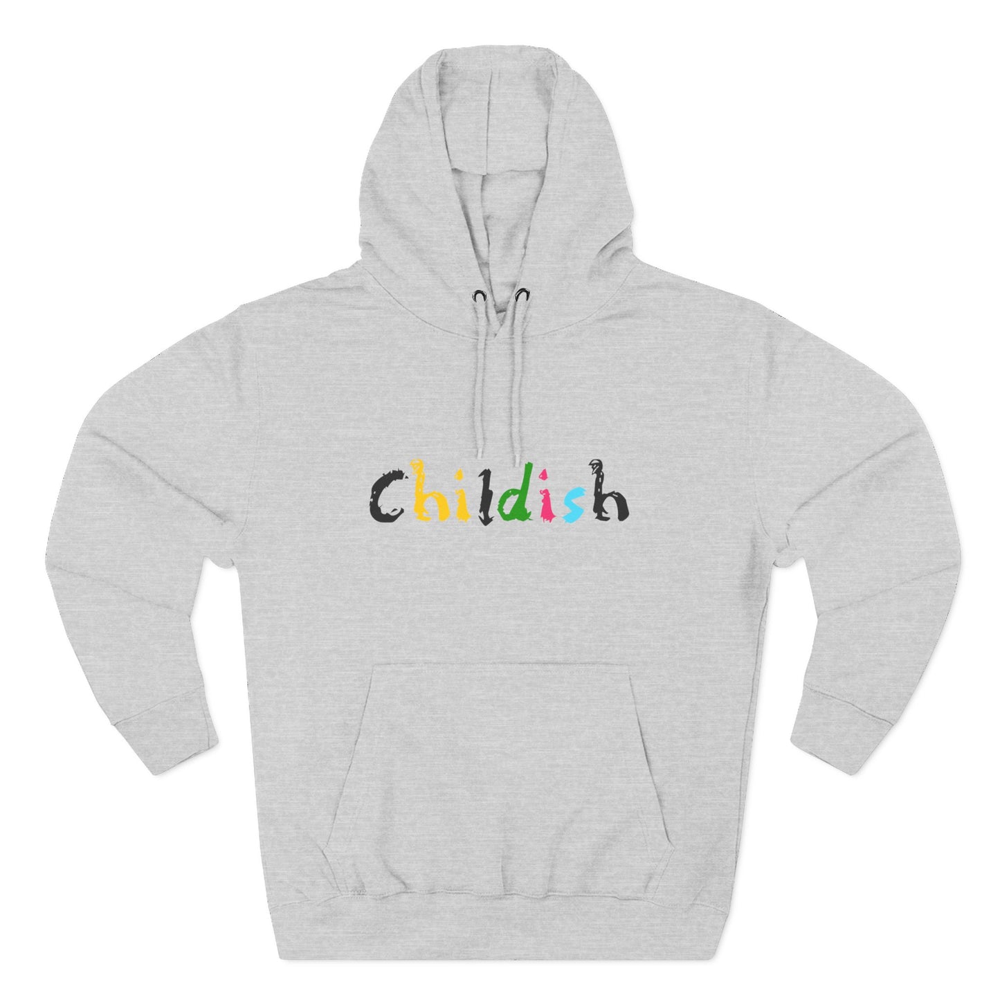 Childish Doodle Graphic Hoodie - Cute Hand Drawn Aesthetic Pullover