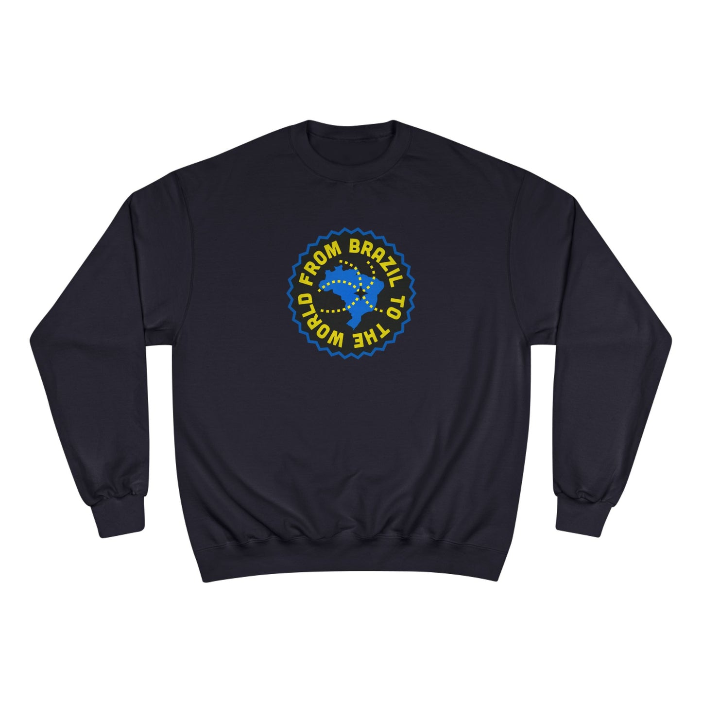 Brazil Champion Graphic Crewneck – Bold Streetwear Soccer Sweatshirt