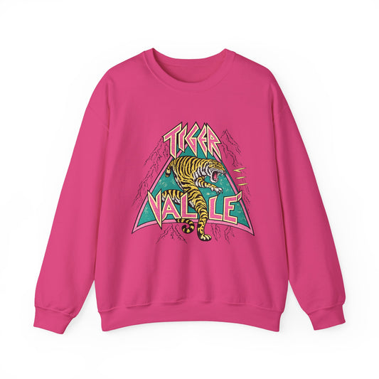 Vintage Tiger Valle Sweatshirt -Tiger Graphic Streetwear Crewneck