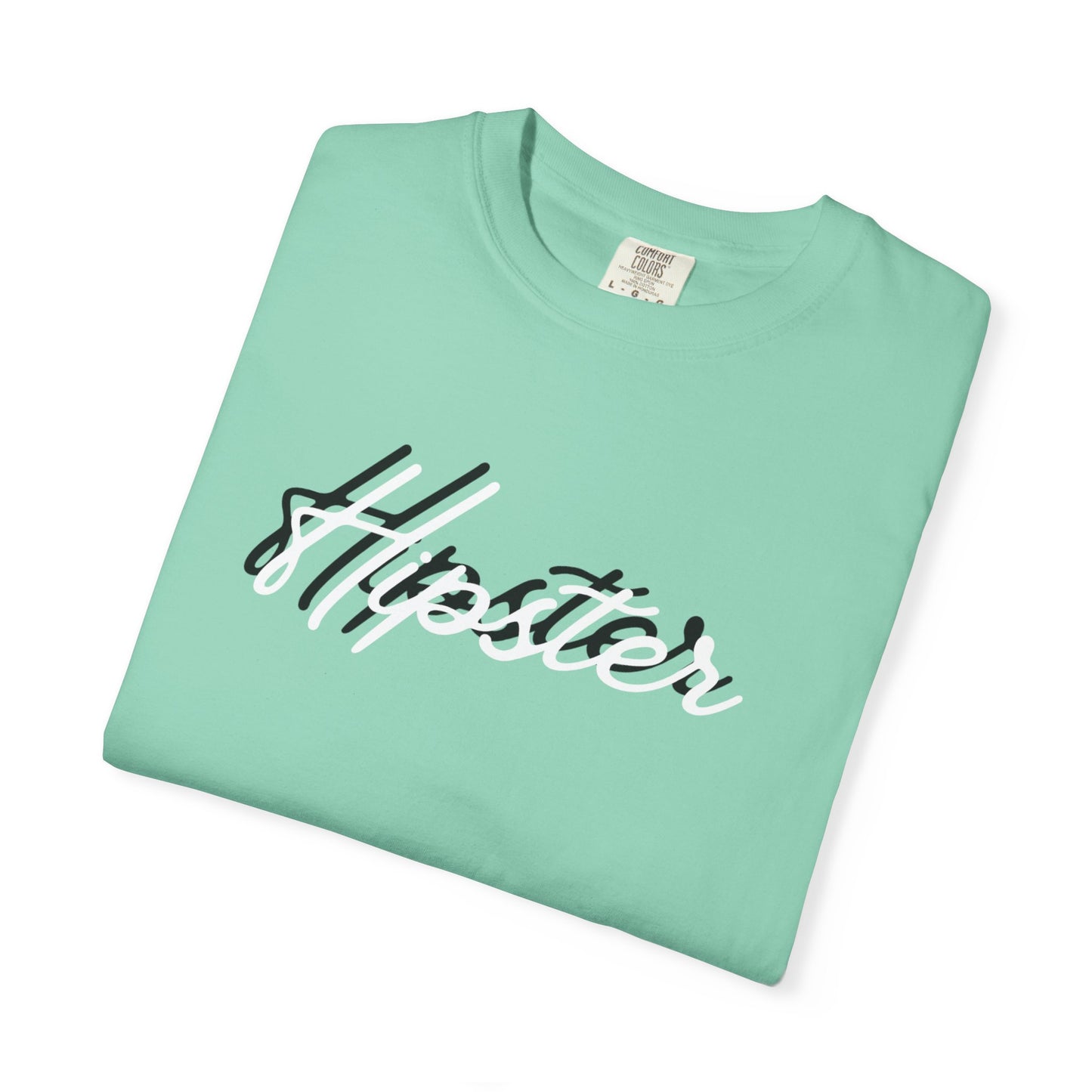 Minimalist Hipster Script Graphic Tee – Casual Indie Aesthetic T-Shirt