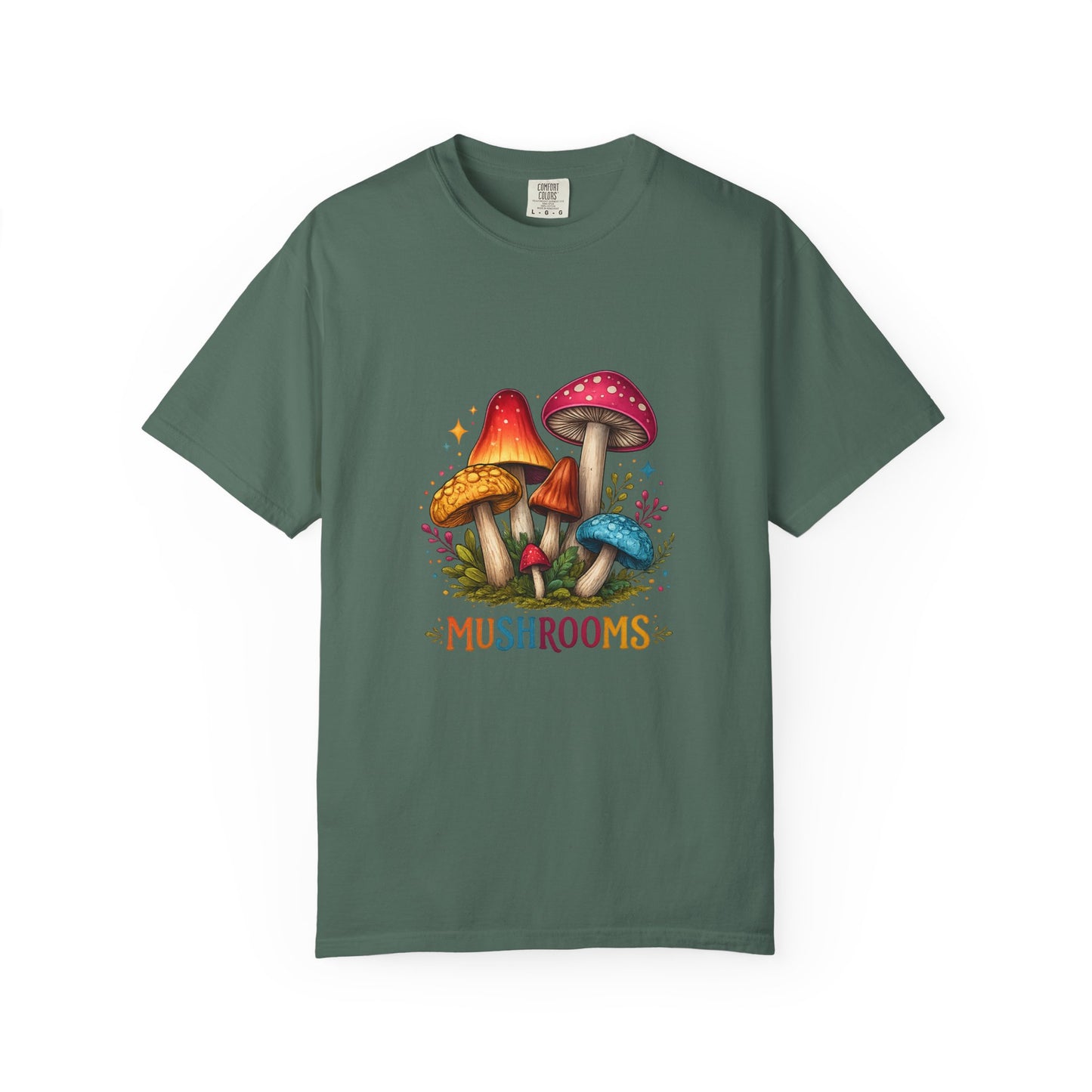 Trippy Mushroom Graphic Tee – Bold Psychedelic Streetwear Shirt