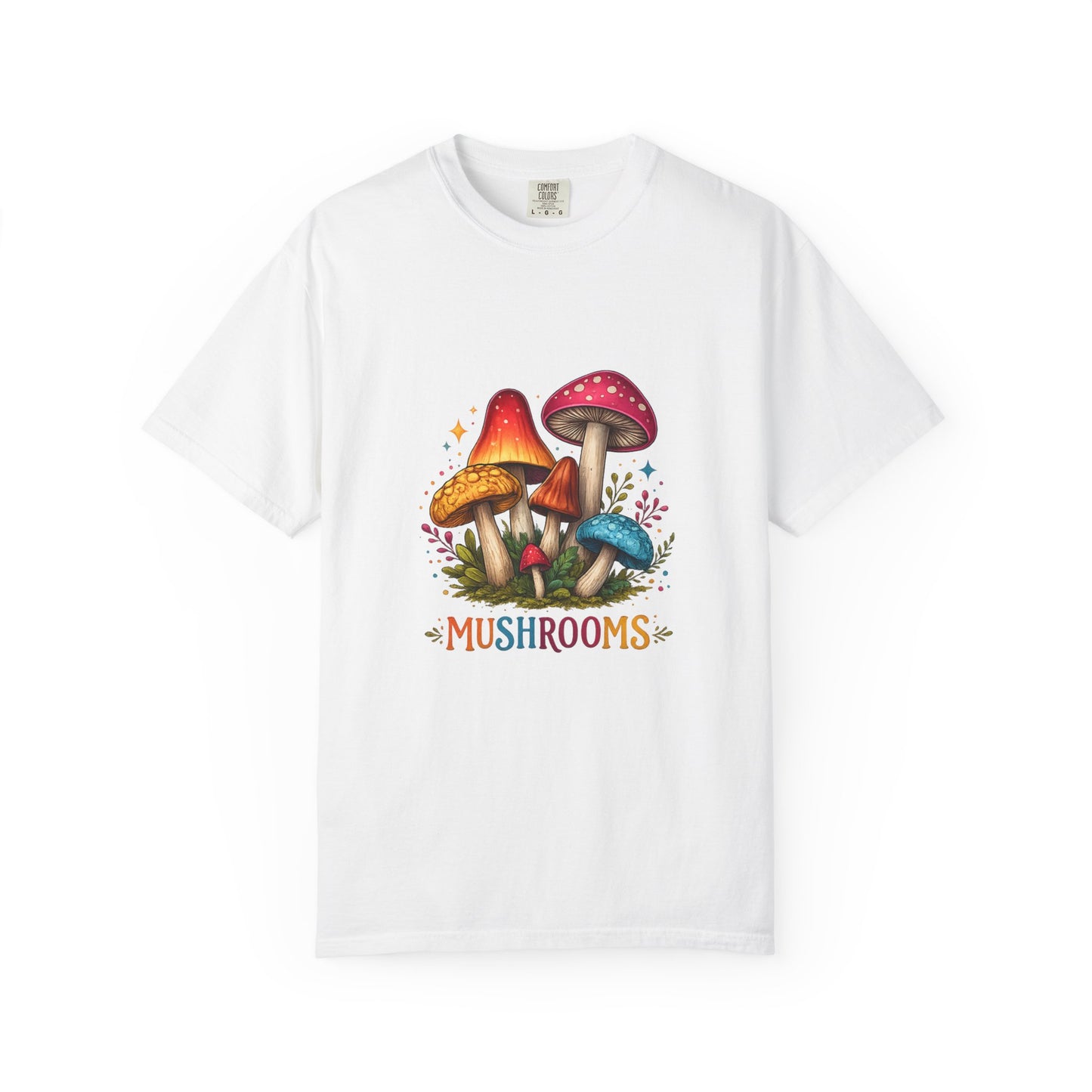 Trippy Mushroom Graphic Tee – Bold Psychedelic Streetwear Shirt