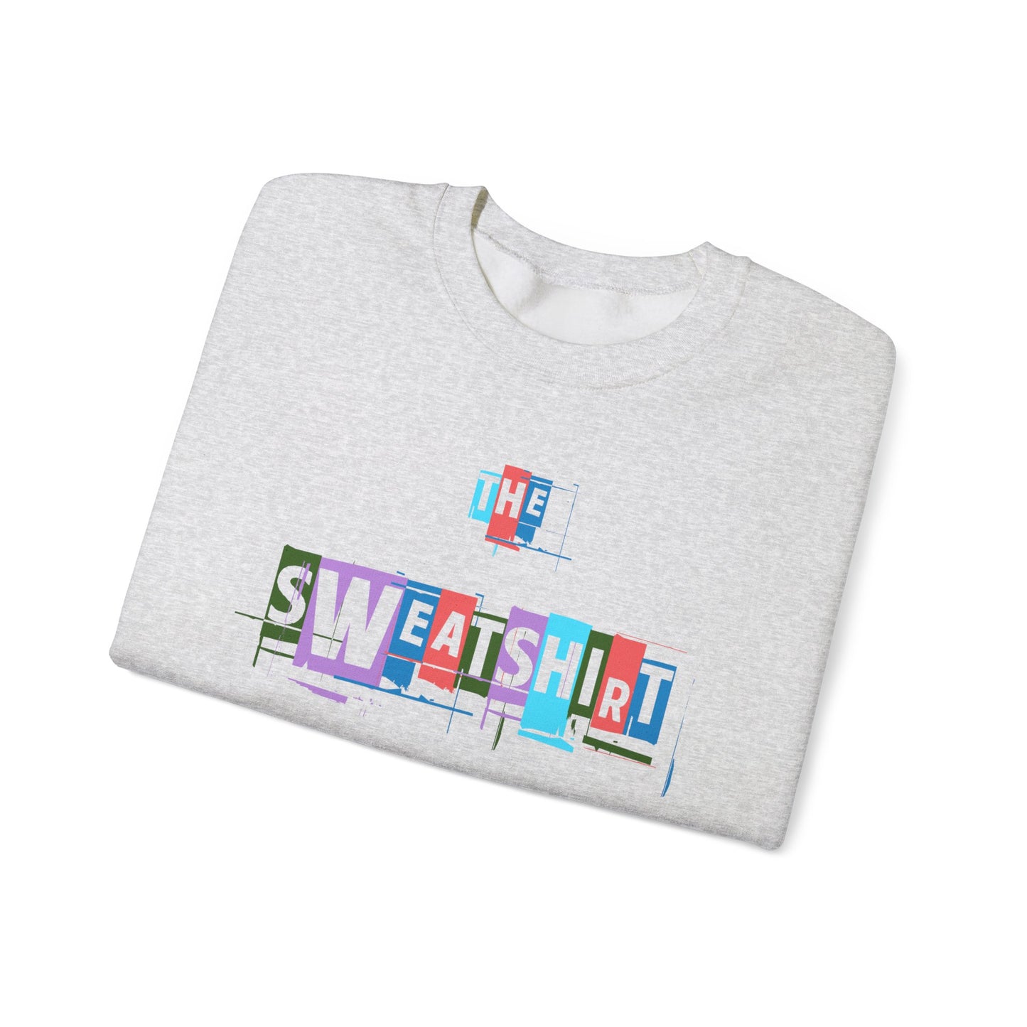 Colorful Scratch Out Sweatshirt