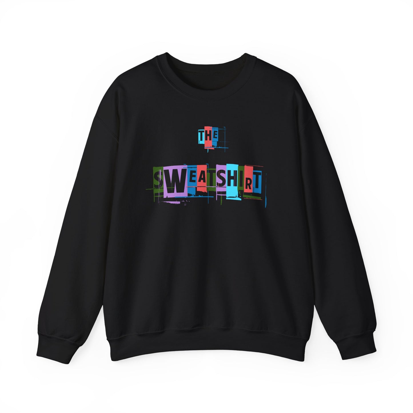 Colorful Scratch Out Sweatshirt