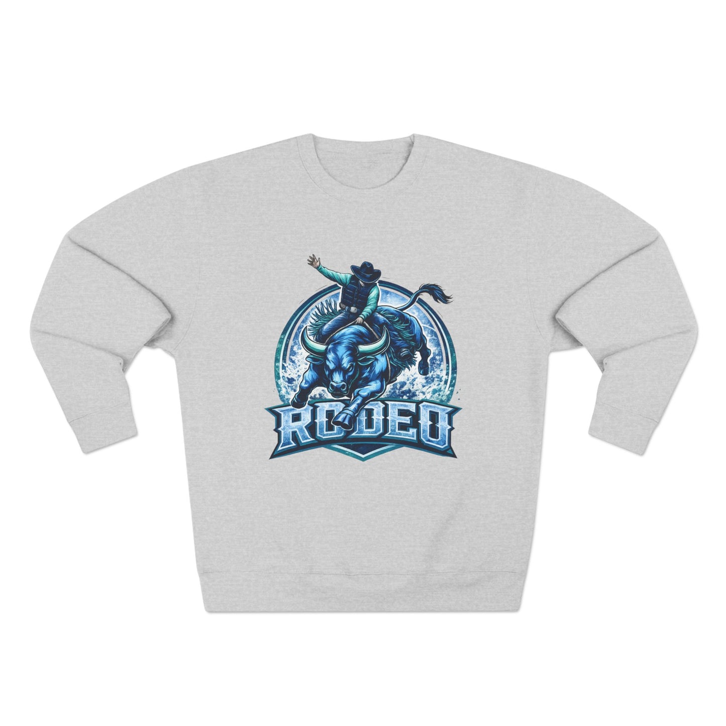 Rodeo Bull Rider Crewneck – Western Core Graphic Sweatshirt