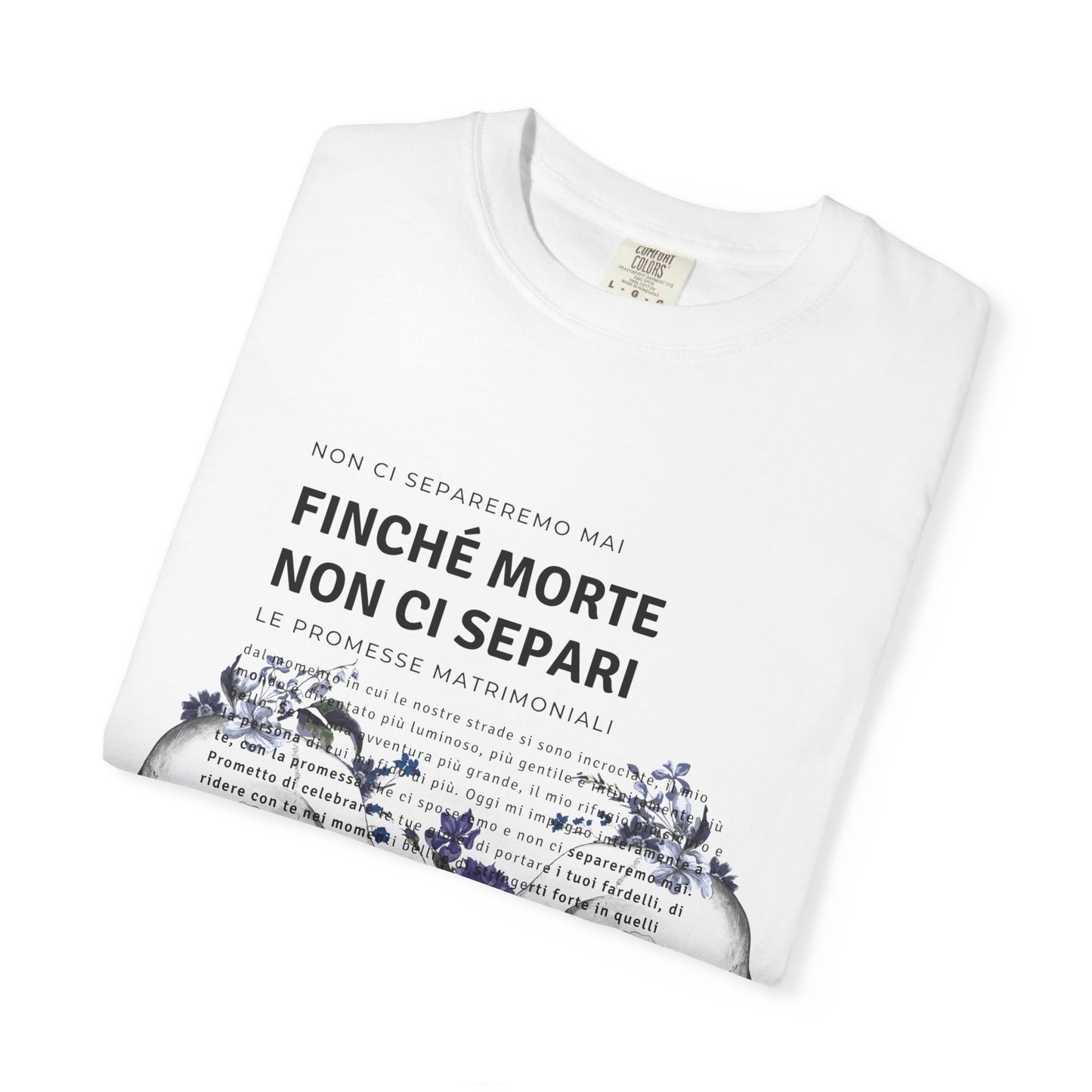 Finché Morte Graphic Tee – Grunge Aesthetic Dark Romance Streetwear T-Shirt