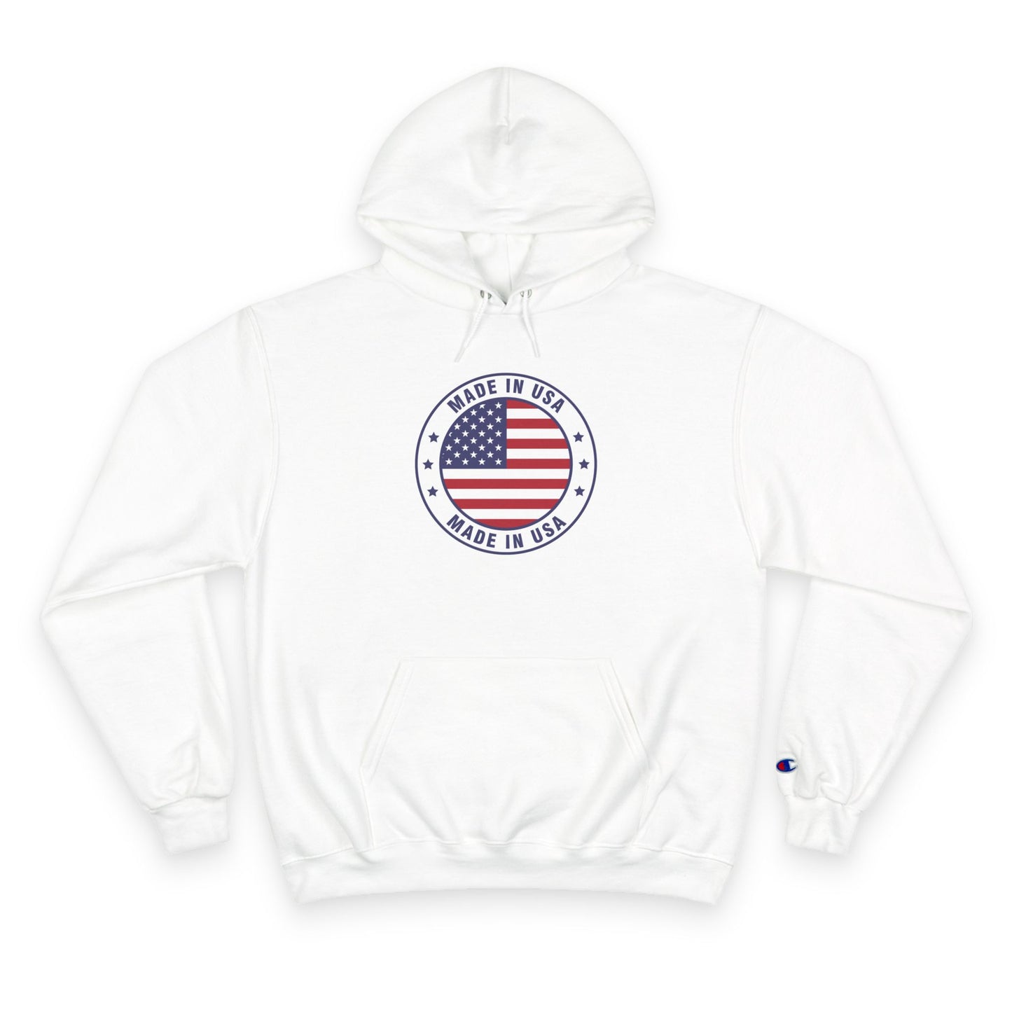 Vintage USA Champion Graphic Hoodie – Cozy Unisex American Heritage Pullover