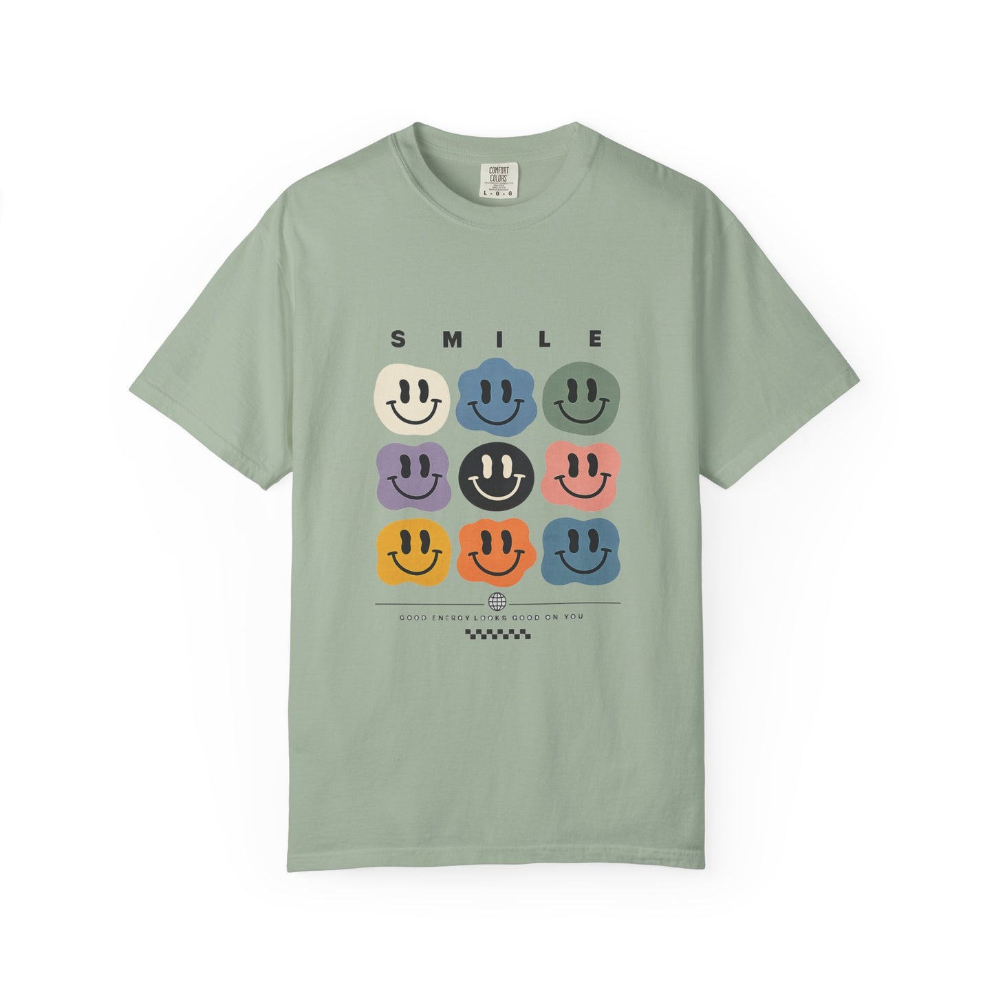 Shaky Smile Trippy Tee – Psychedelic Rave Acid Smiley T-Shirt