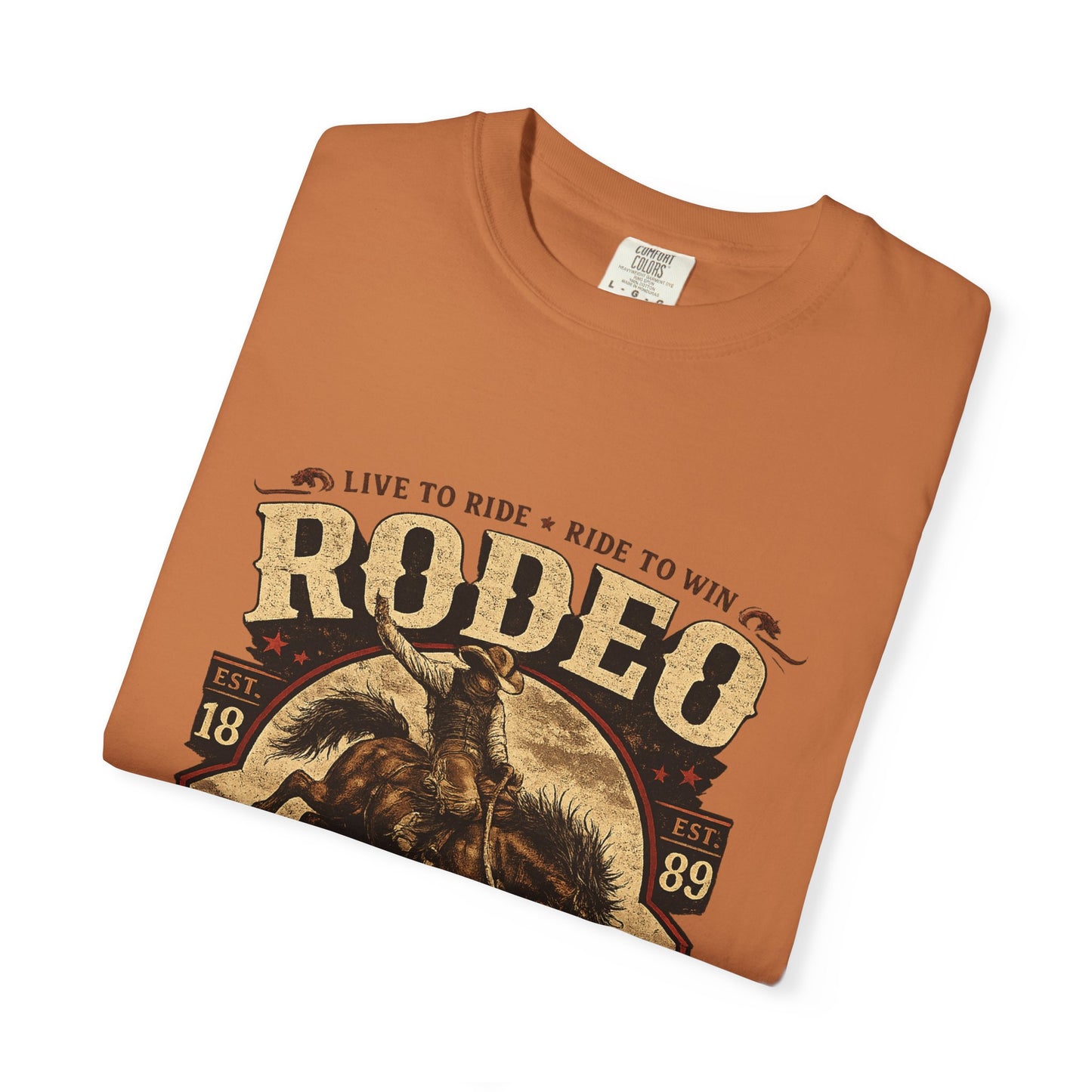 Rodeo Bull Rider Graphic Tee – Western Core Streetwear T-Shirt