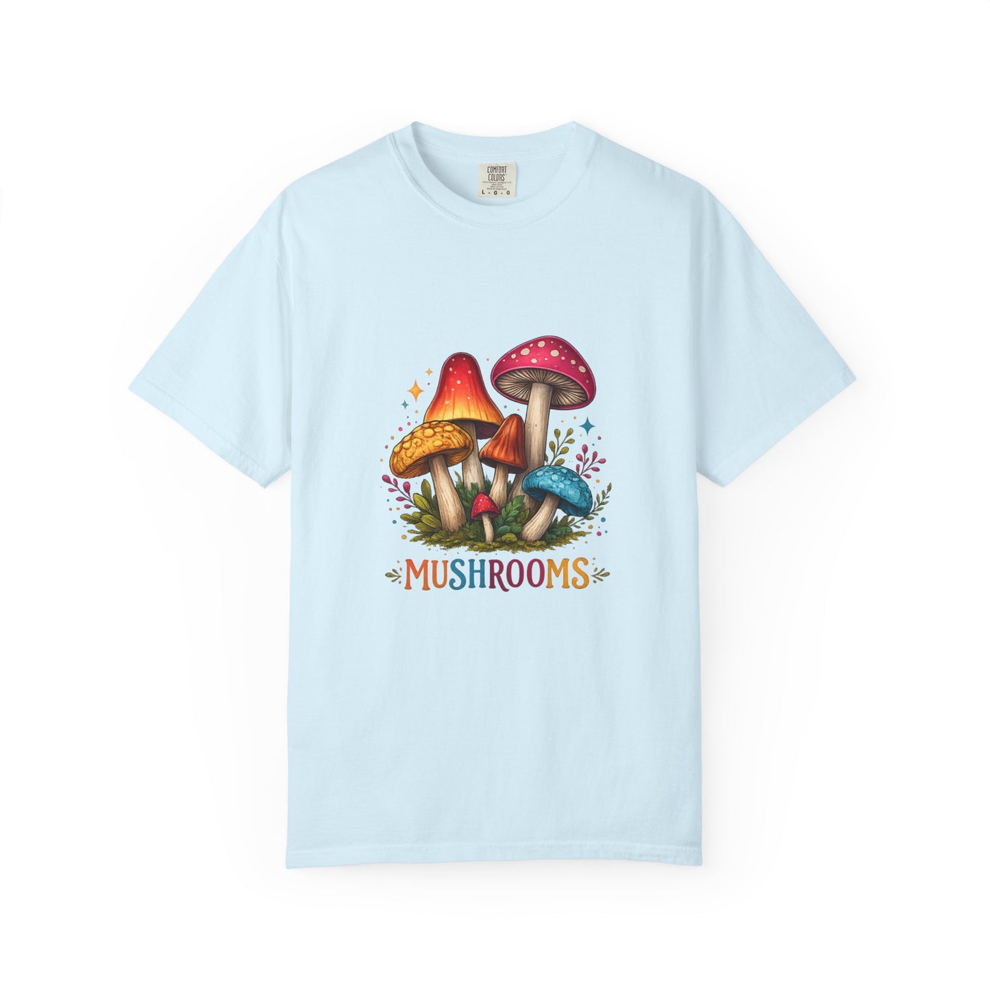 Trippy Mushroom Graphic Tee – Bold Psychedelic Streetwear Shirt