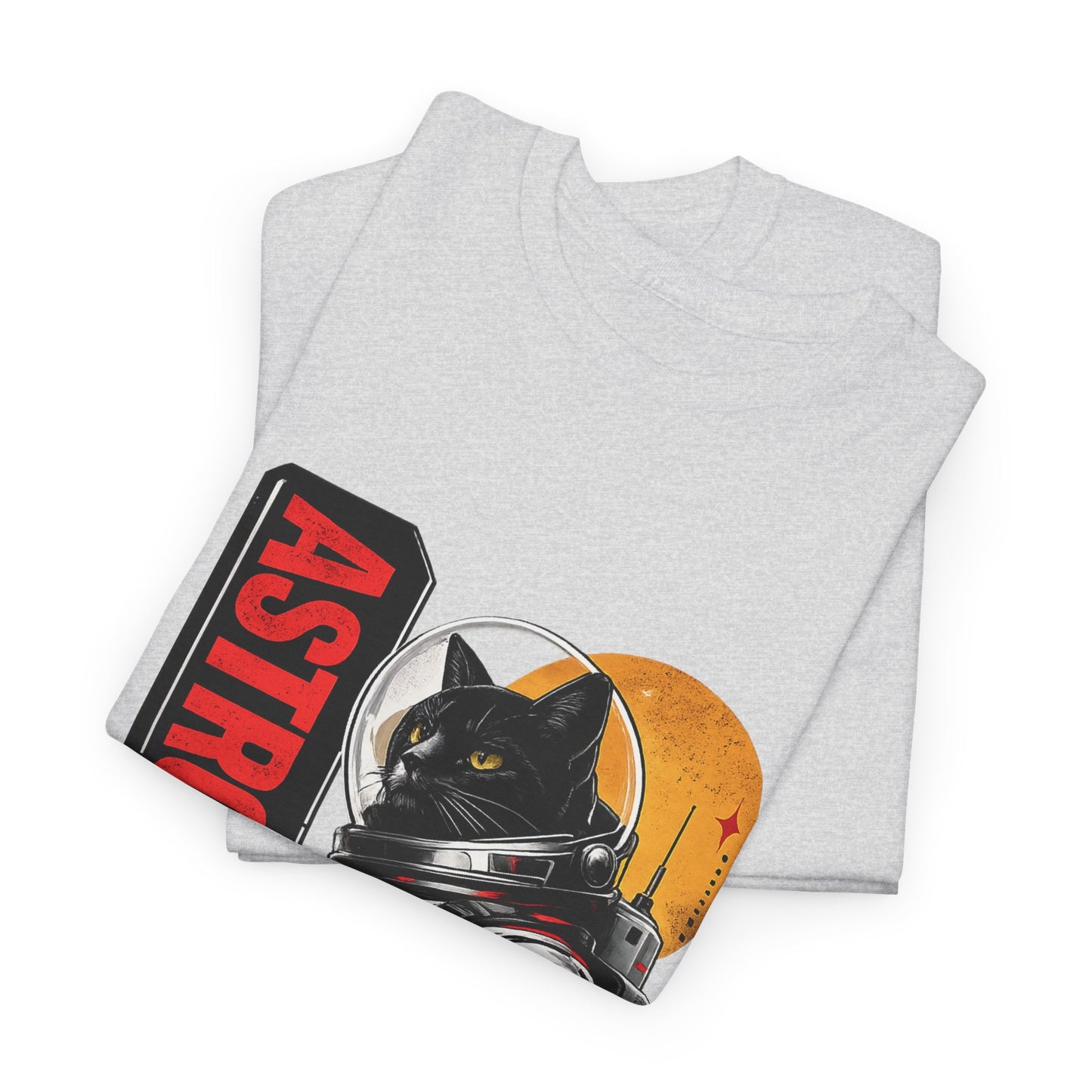 Astroncat Vintage T-Shirt – Funny Space Cat Cosmic Unisex Tee