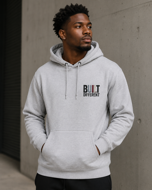 Built Different Hoodie - Skyline Edition