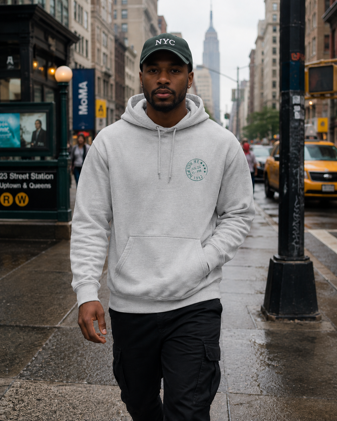 NYC Graphic Hoodie - New York Travel Pullover