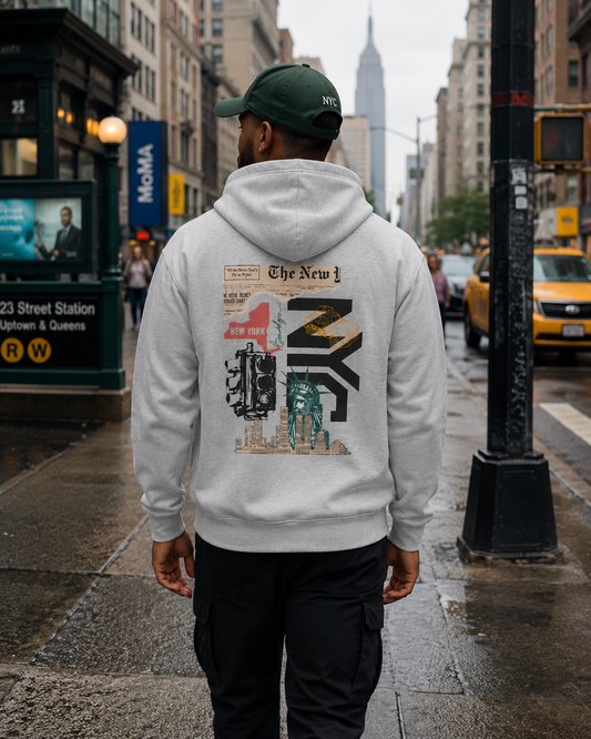 NYC Graphic Hoodie - New York Travel Pullover