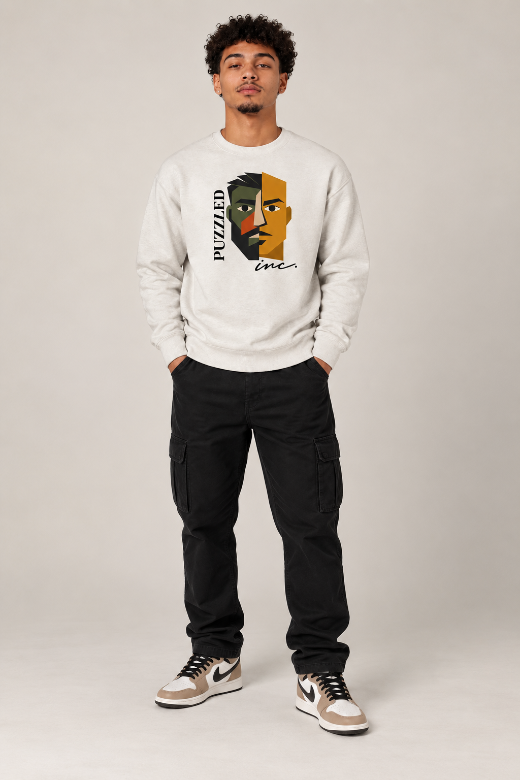 Abstract Puzzled Sweatshirt