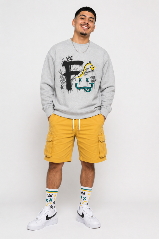 F-U Rebellious Graphic Sweatshirt
