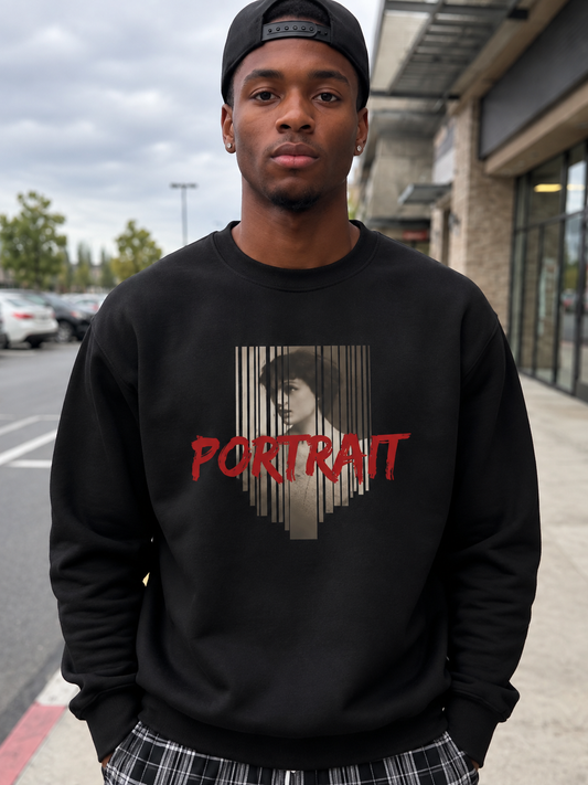 Moody Vintage Dark Portrait Sweatshirt