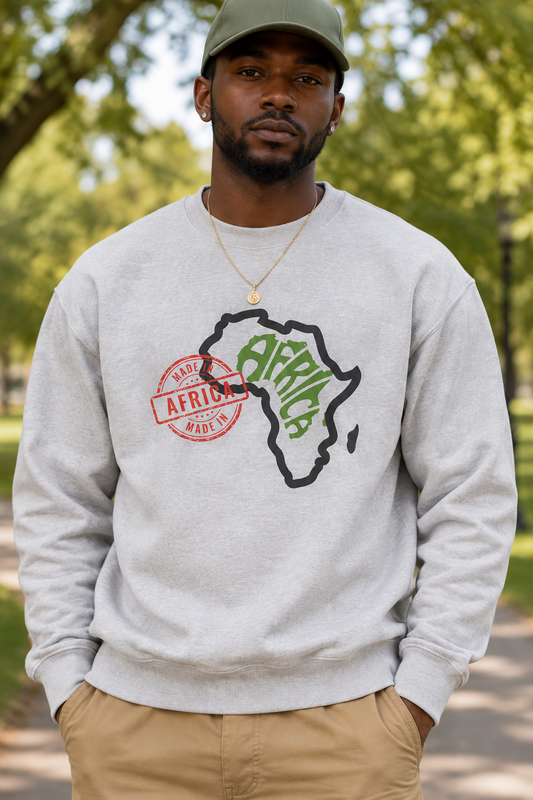 Vintage Africa Travel Graphic Sweatshirt