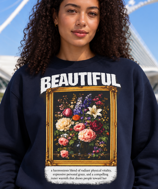 Vintage Flower Painting Sweatshirt