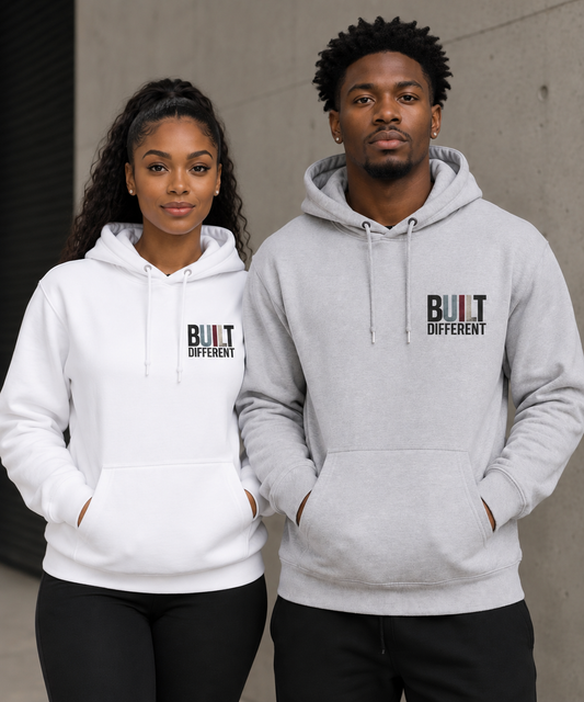 Built Different Hoodie - Skyline Edition