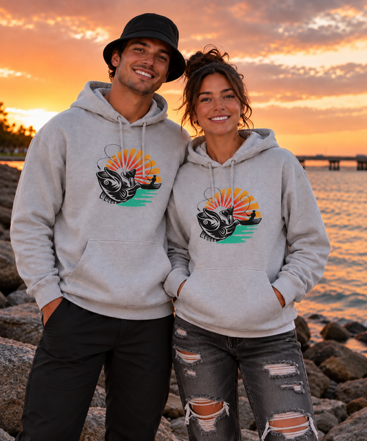 Tarpon Sunrise Fishing Hoodie