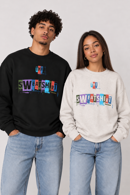 Colorful Scratch Out Sweatshirt