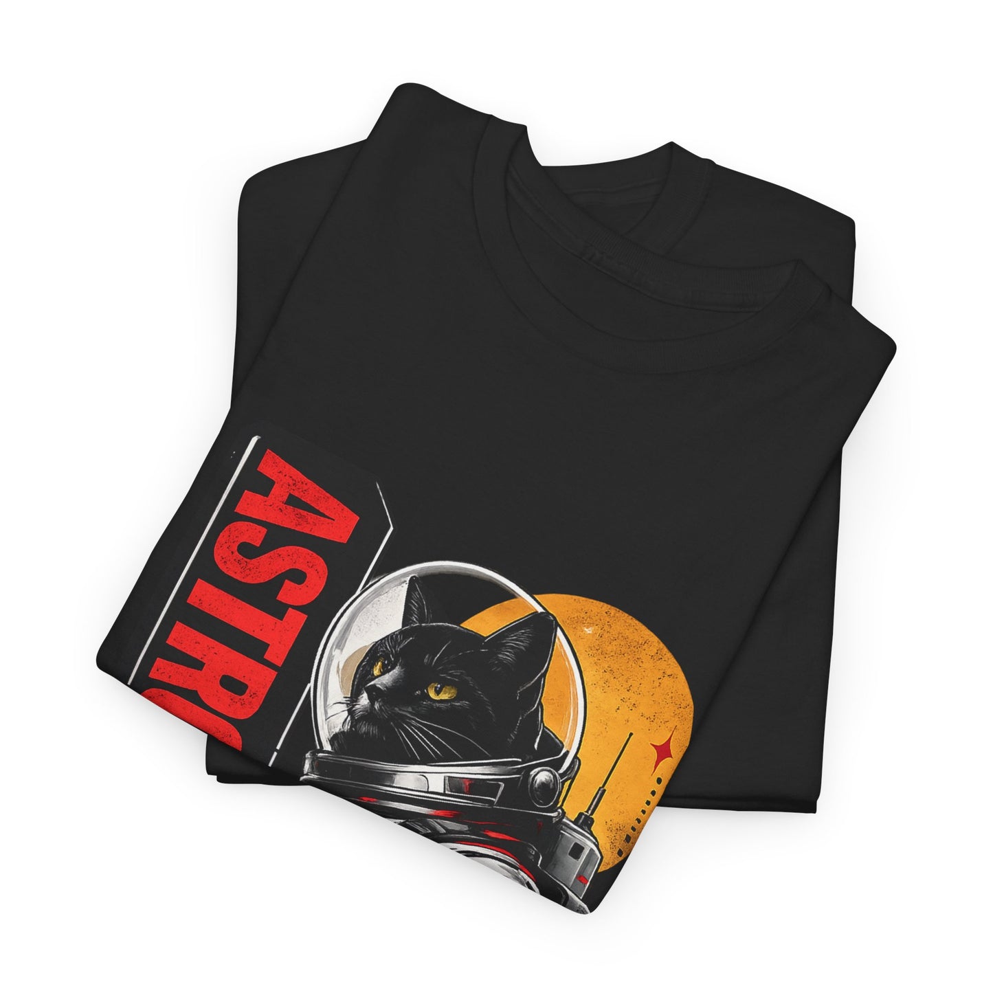 Astroncat Vintage T-Shirt – Funny Space Cat Cosmic Unisex Tee