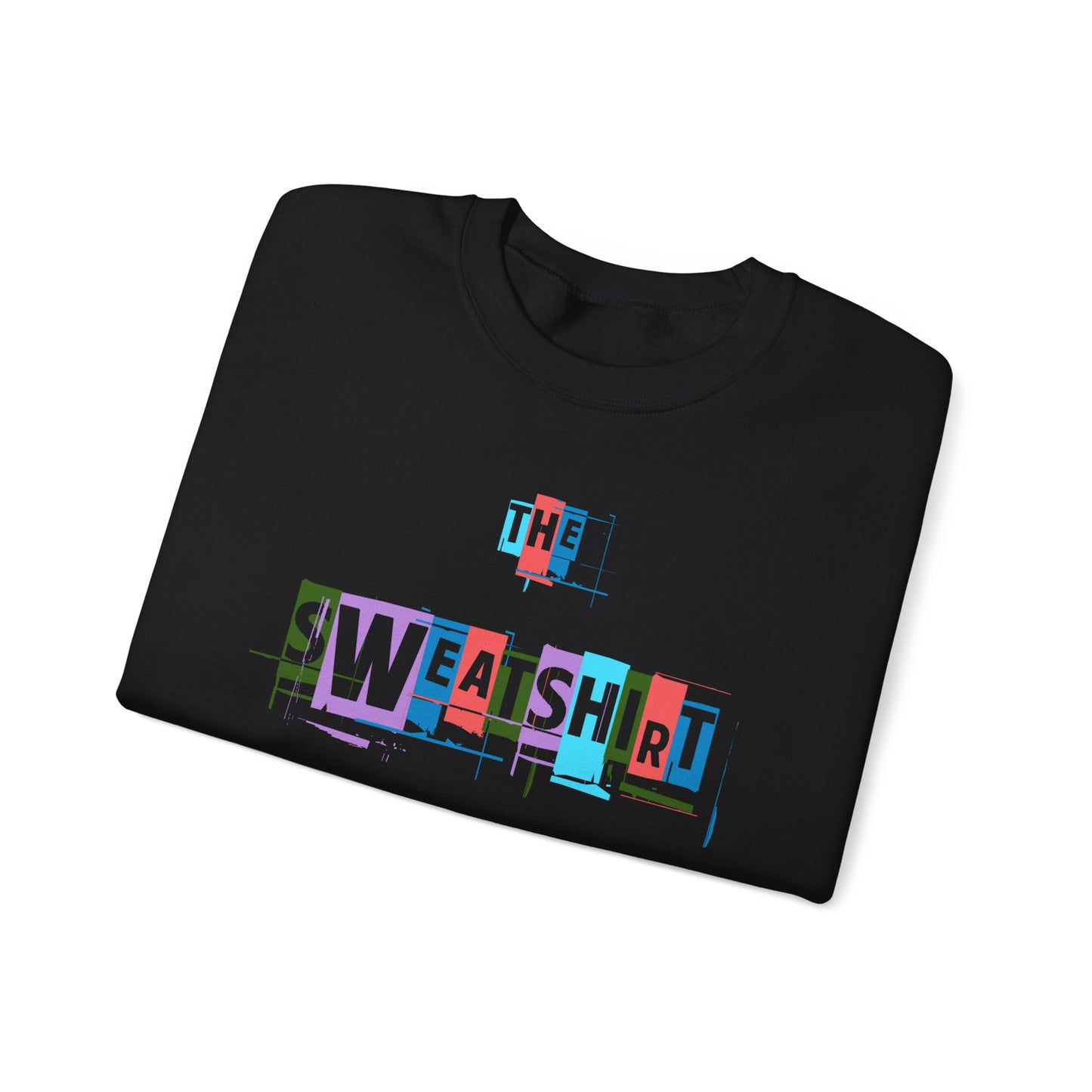 Colorful Scratch Out Sweatshirt