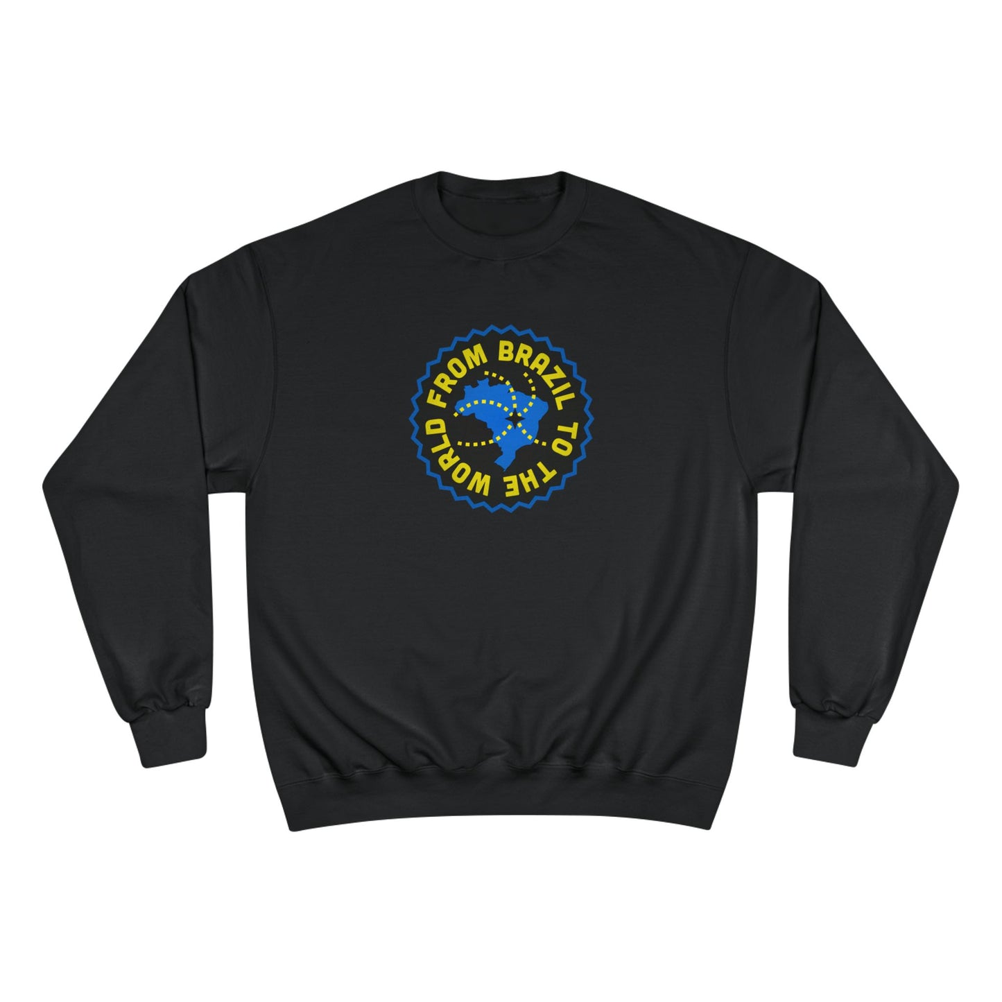 Brazil Champion Graphic Crewneck – Bold Streetwear Soccer Sweatshirt
