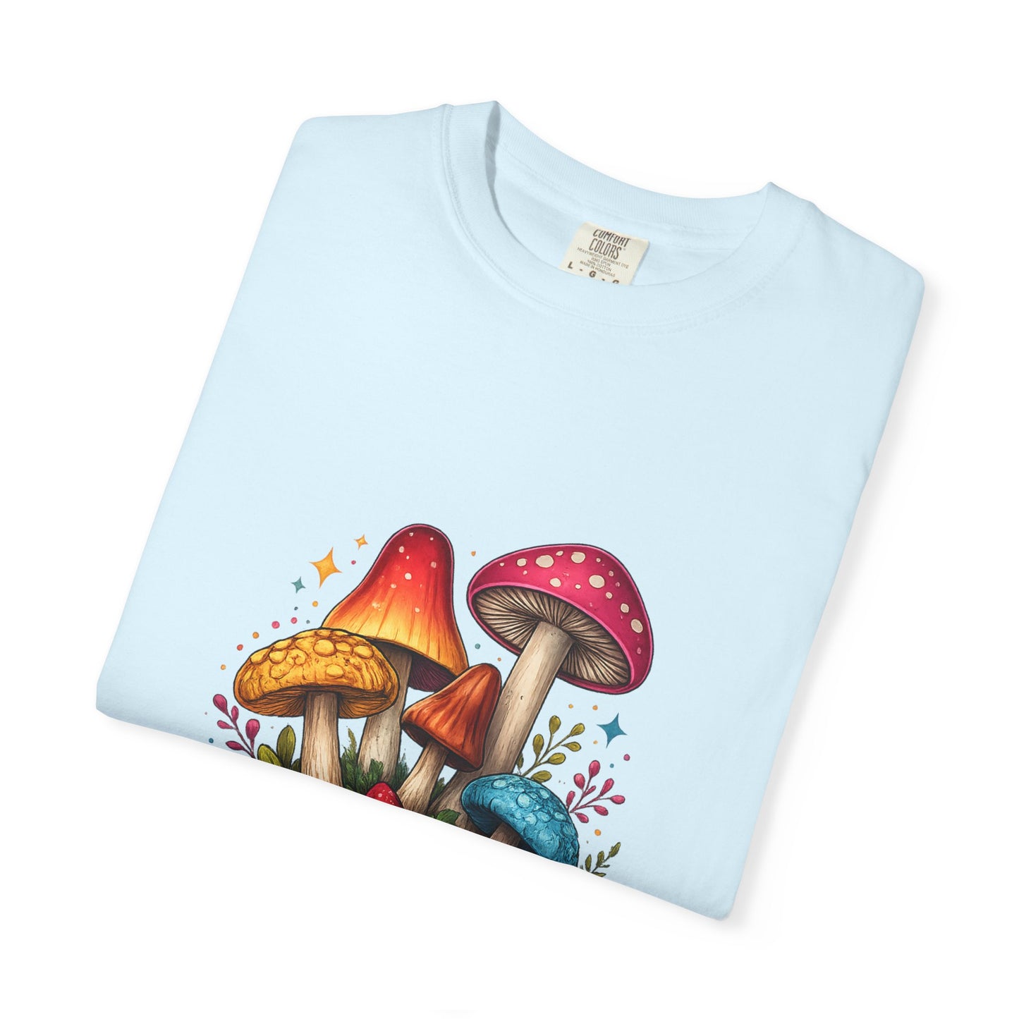 Trippy Mushroom Graphic Tee – Bold Psychedelic Streetwear Shirt