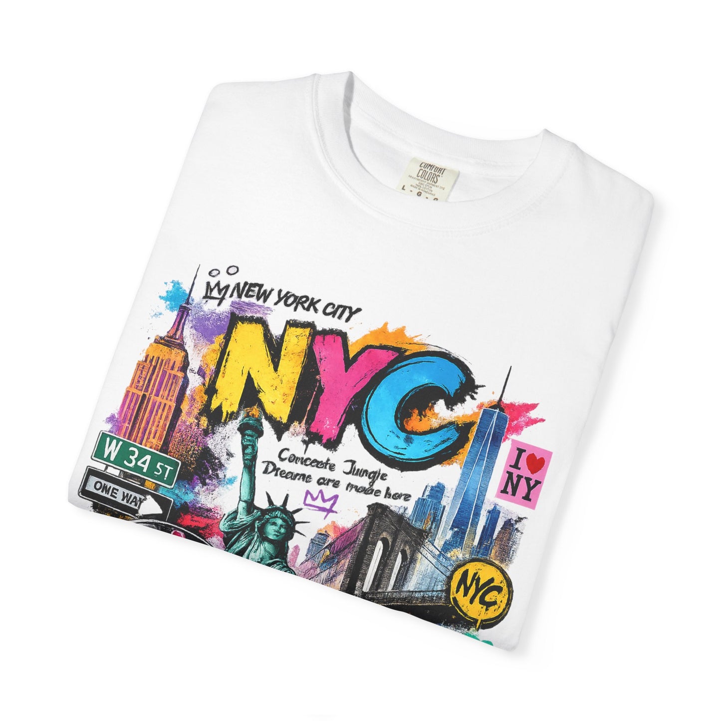 New York City Graffiti T Shirt - Vintage Urban Art Tee
