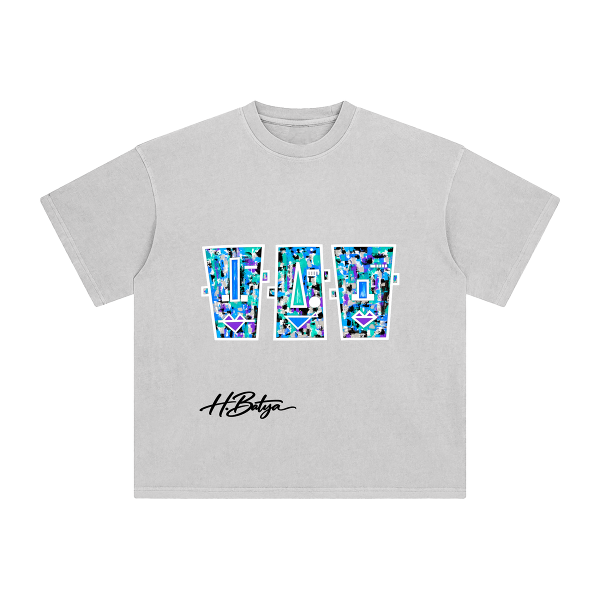 Divine Expression Enzyme-Washed Graphic Tee- Original Art by Hadassah Batya