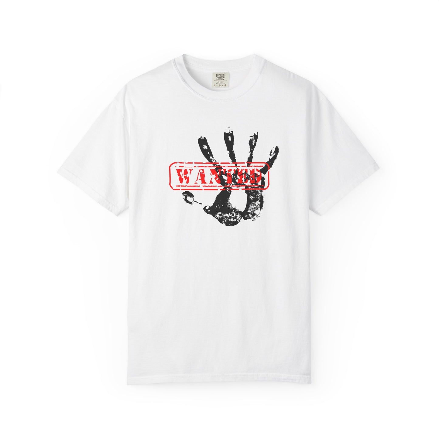 Wanted Typographic Tee – Minimalist Modern Urban Statement Shirt