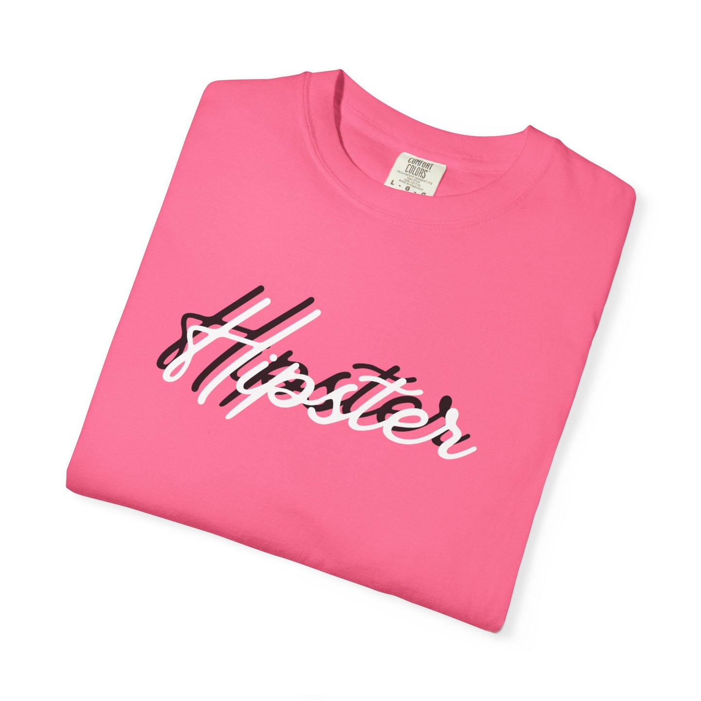 Minimalist Hipster Script Graphic Tee – Casual Indie Aesthetic T-Shirt