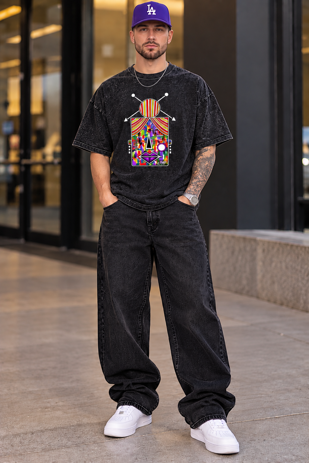 Tee,tees,black,art,unisex,trendy,artwork,artsy,hbatya,Hadassah,batya,men,women,streetwear,colorful,abstract,casual,neon,white,faded,stone,vintage,retro,gift